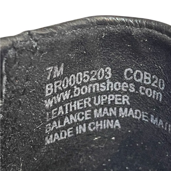 BORN SAN BENITO BLACK LEATHER ESPADRILLE SLIDE SANDALS SZ 7M EUC - Picture 13 of 14